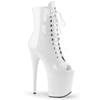 Pleaser - FLAMINGO1021 Bottes de plateforme, Pole dance chaussures - Chaussures de pole dance - Blanc Product image